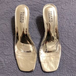 [Valenti Franco] clear slide sandal